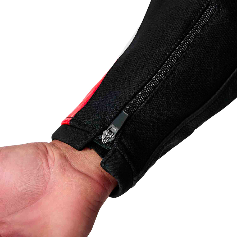 Rst Tractech Evo D3O Jacket Blk/Flo Red Leather 3X Jackets