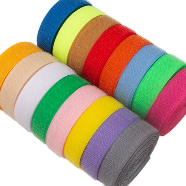 wholesale 2m 20--25mm width multicolor Hook Sew Loop On Fastener Set