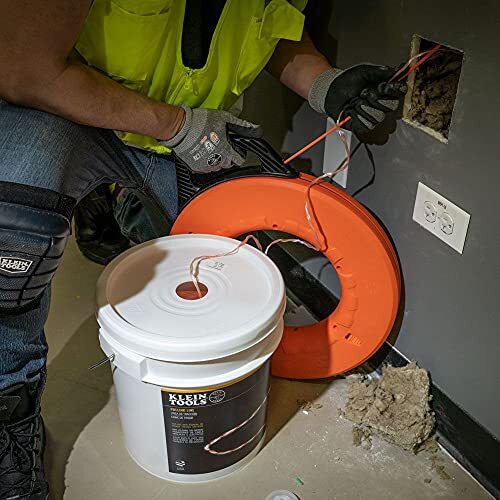 Klein 56110 Poly Pull Line With Orange Tracer, 6500ft.