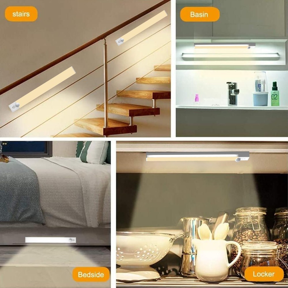 Motion Sensor Under Cabinet Lights 3 Pack