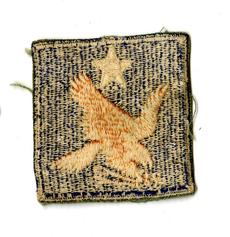 2nd Air Force White Back Patch WWII Vintage Pacific Coast