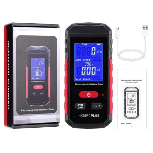 EMF Meter Electromagnetic Field Radiation Detector