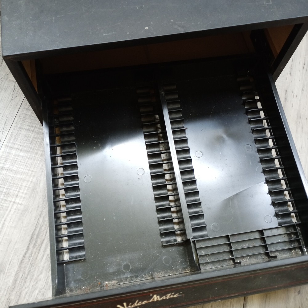 Video Matic (1997) CD / PS1 Storage Unit W/Insert Tray