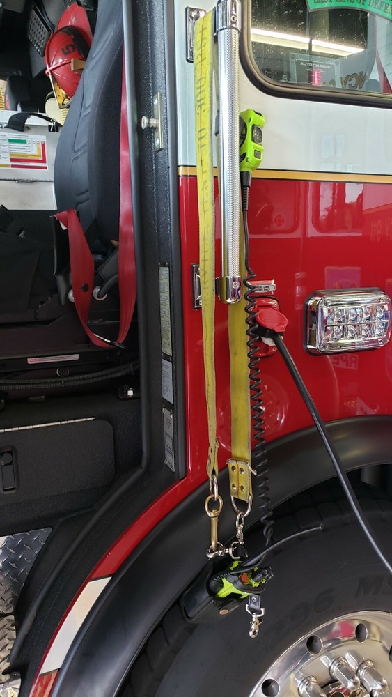 Fire Hose Firefighter Radio Strap 54"