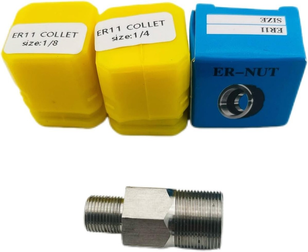 ER11 Collet Adapter with collets for M12 polishersander
