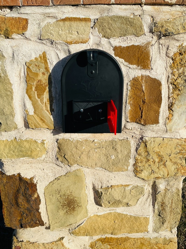 MAIL Mailbox Flag Solution Universal Front Mount Design Stylish Replacement Red