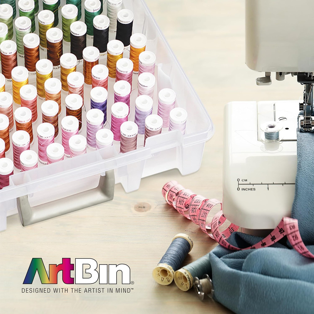 Super Satchel Thread Box - Versatile Thread Storage for Sewing, Embroidery, and