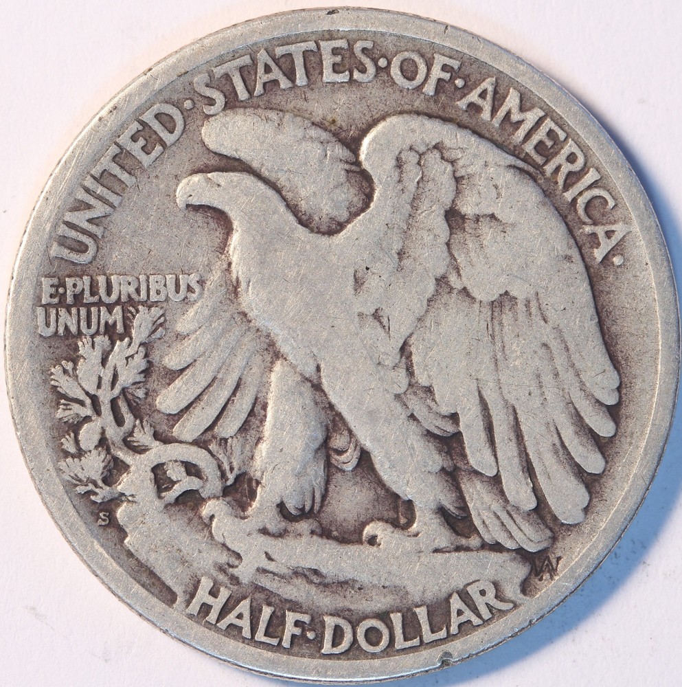 1919 S Walking Liberty Half Dollar, VG/Fine, Sharp, Original, Problem Free!