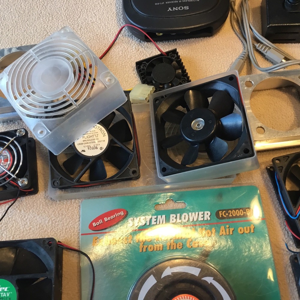 VTG PC Computer Items Fans - Card Reader - Blowers- Plus.