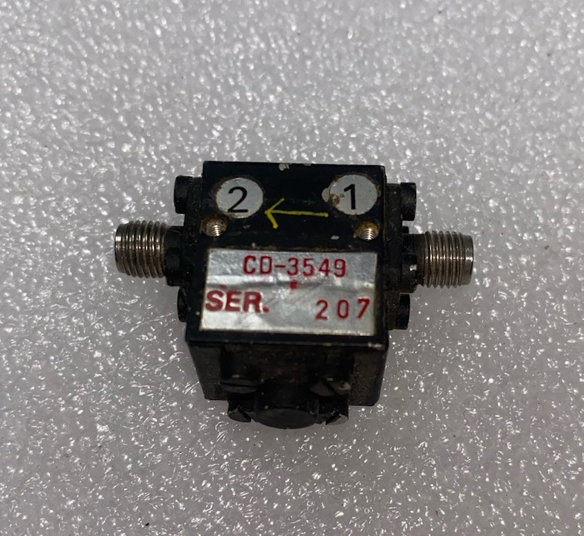 RF Microwave Isolator 4-8 GHZ RACAL CD-3549 Tested