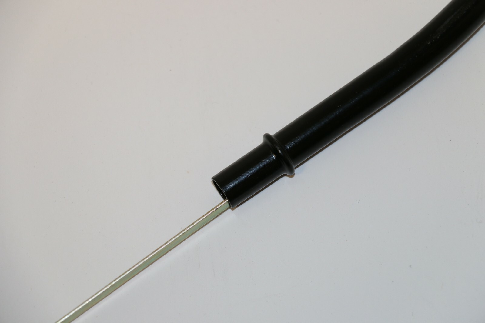 SBC Black Steel Engine Oil Dipstick 283 327 350 383 400 Tube Dip Stick SB Chevy