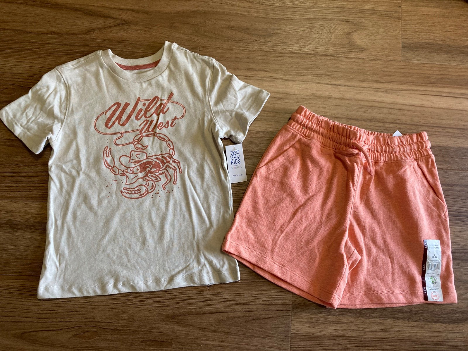 Boys Summer Clothing Lot size 6-7 Shorts & Tops All NEW