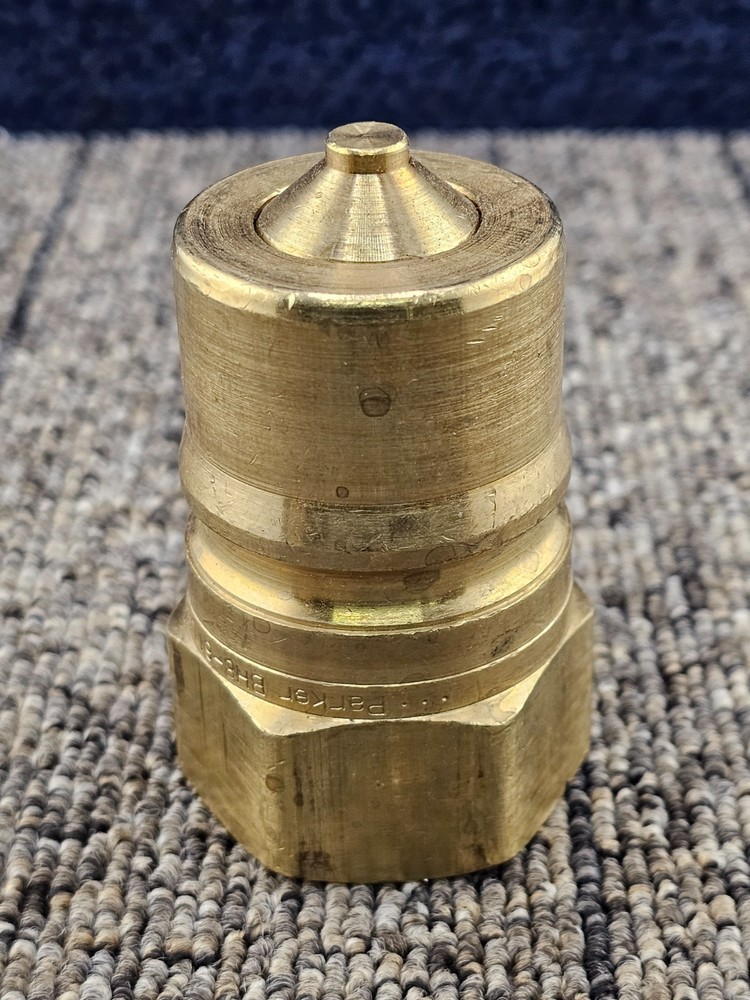 Parker BH8-61 Interchangeable Hydraulic Quick Coupling (Nipple/Plug) - Brass