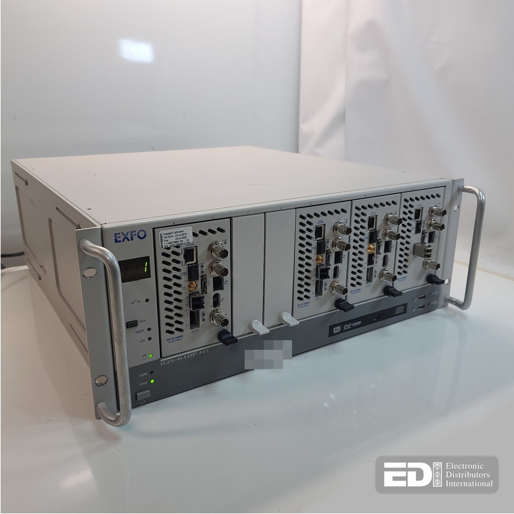 EXFO IQS-610P HS Integrated Qualification System with 4 modules