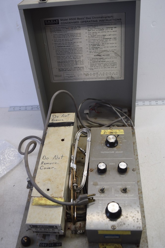 Carle Instruments Model 8500 Basic Gas Chromatograph