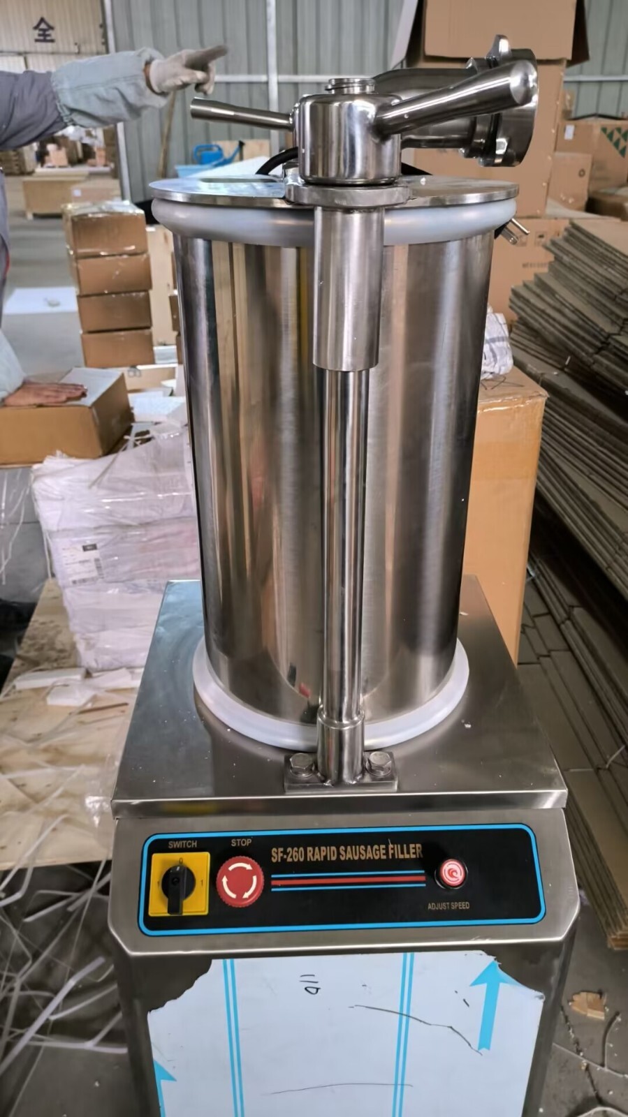 Hydraulic 57 lb. Sausage Stuffer | Automatic 110V | 882 lb/h | Sausage Filling