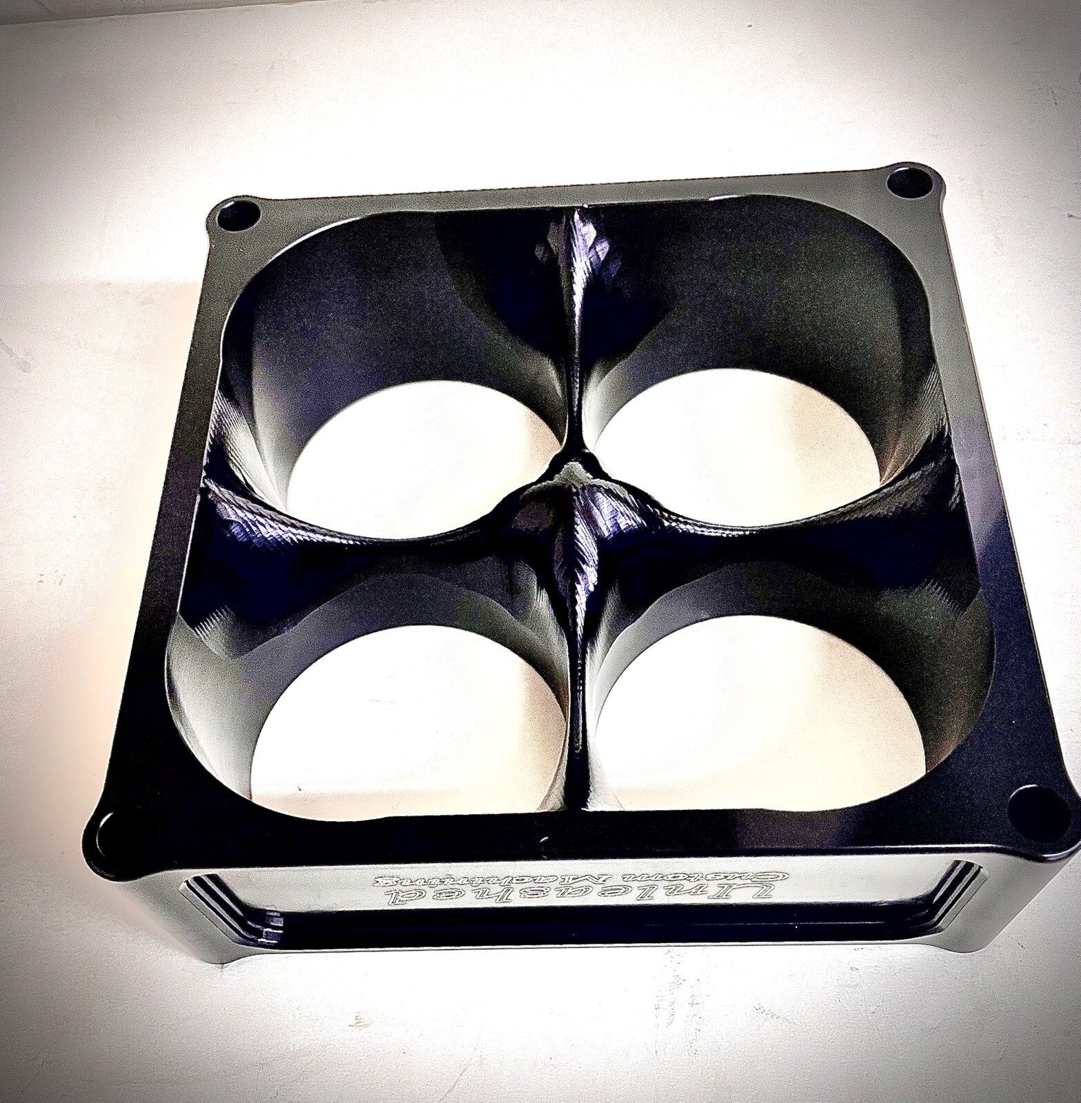 2.0 Inch Tapered Blend 4500/Dominator Carburetor Spacer Big 2.5 Bore NEW!