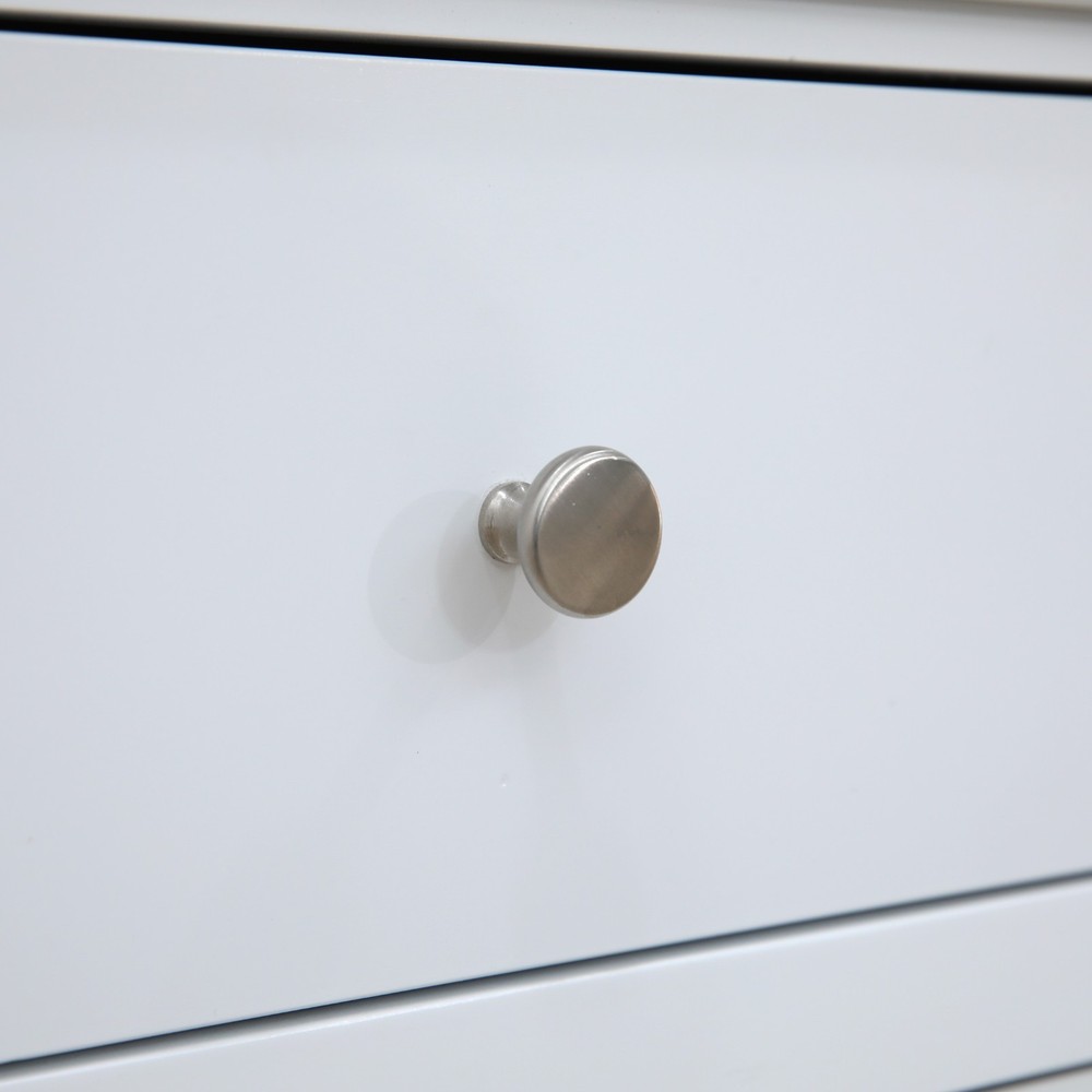 Fully Assembled 2-Drawer Nightstand, Solid Wood Bedside Table