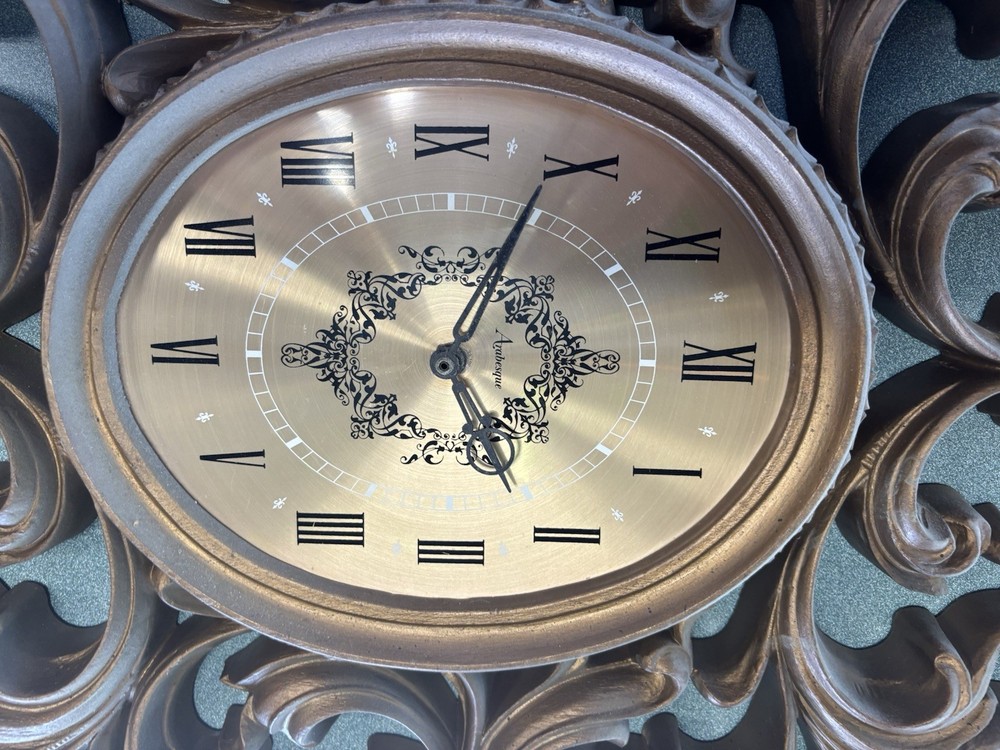 Art Deco Wall Art And Clock Big