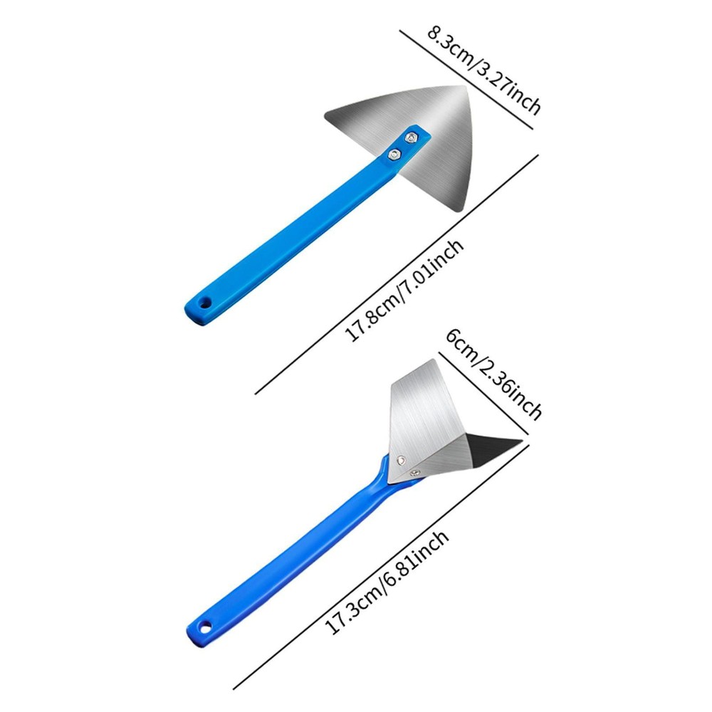 2Pcs Drywall Corner Tools Anti Slip Compact Outside and Inside Corner