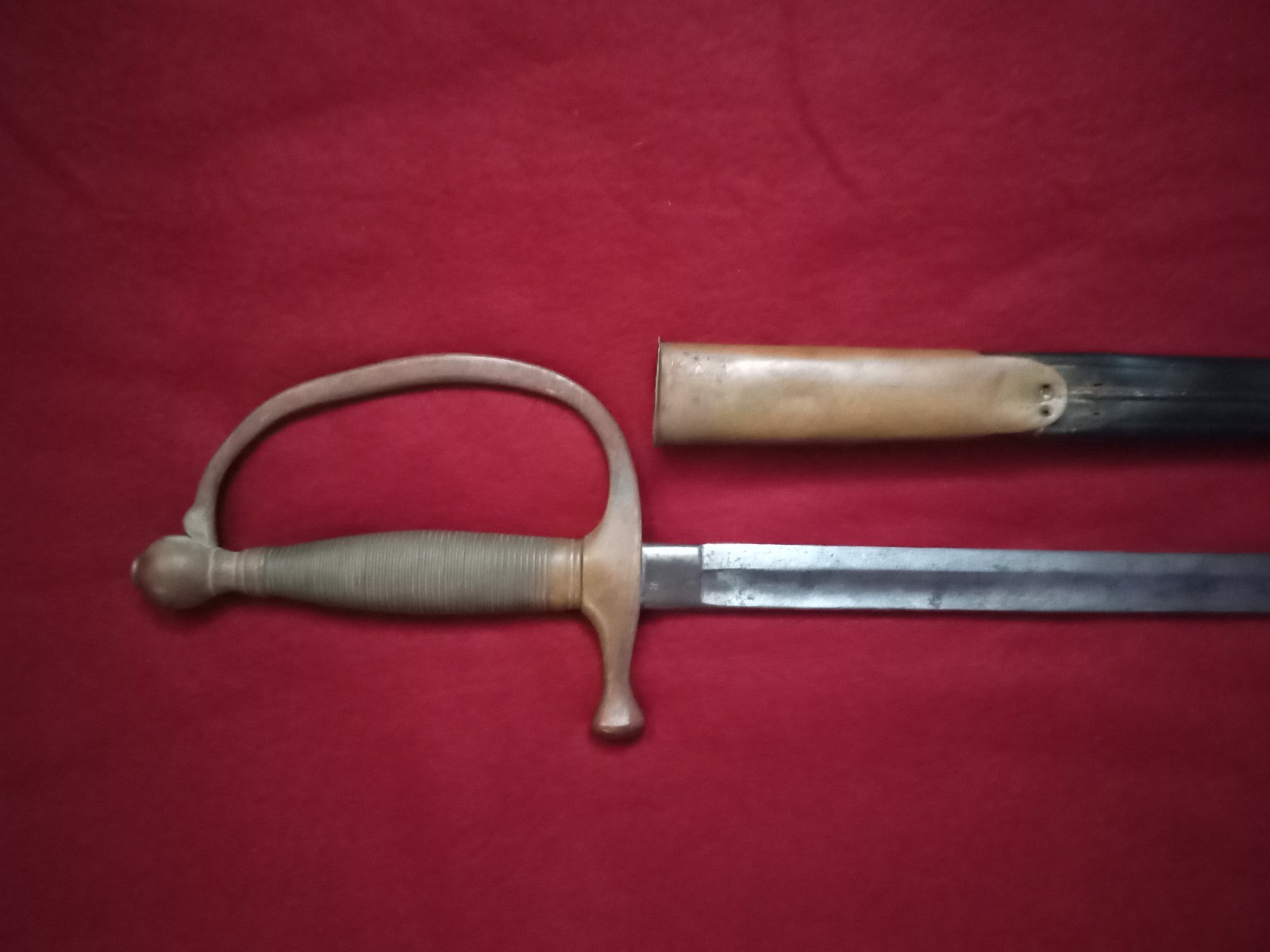 ORIGINAL HORSTMANN CIVIL WAR MUSICIAN NCO SWORD WITH SCABBARD EMERSON BLADE
