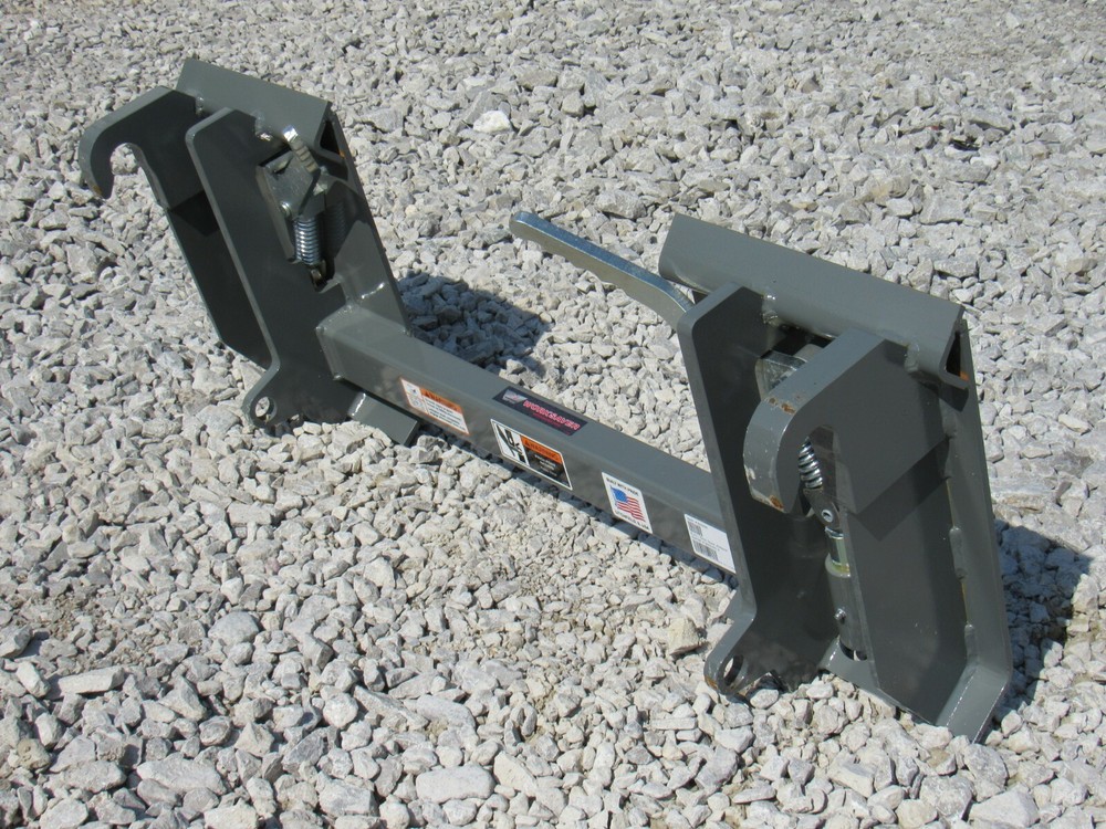 Global Euro Quickie Tractor Loader to Skid Steer Quick Attach Adapter Conversion