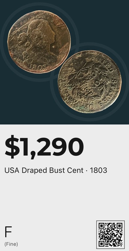 1803 Draped Bust Large Cent