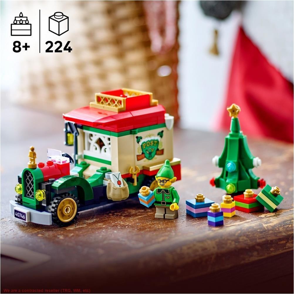 LEGO Santa's Delivery Truck Building Toy for Christmas 40746