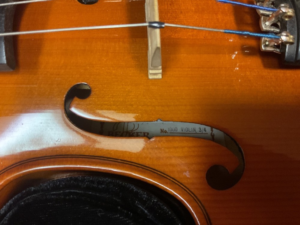 BECKER 3/4 VIOLIN MODEL #1000