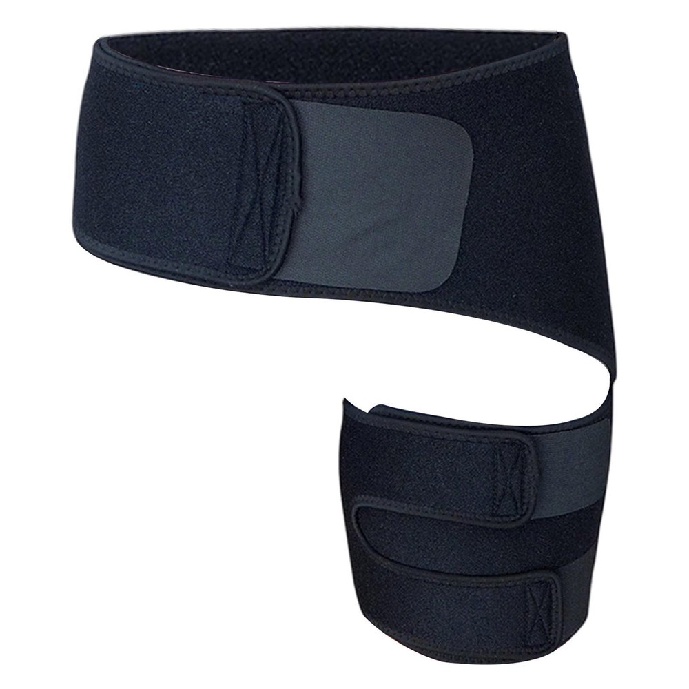 Groin Hip Brace Compression Wrap Support Belt Adjustable Thigh for Hamstring
