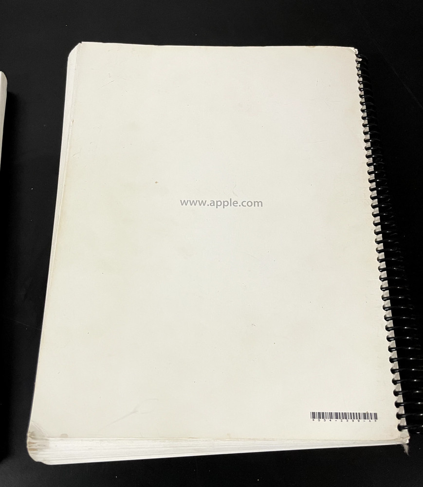 Vintage Apple Computer OS X Server Essentials Student Training Spiral Notebooks