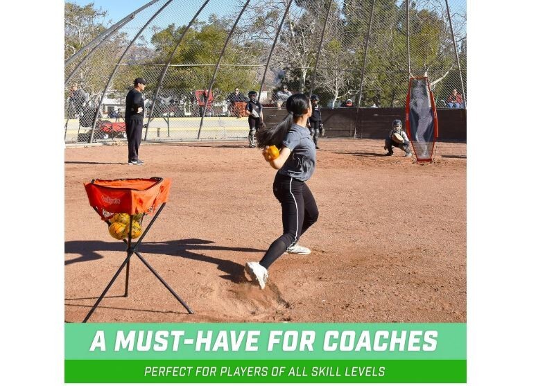 Weighted Training Ball Set Hitting/Pitching Softball Heavy Duty 6 Pack Orange