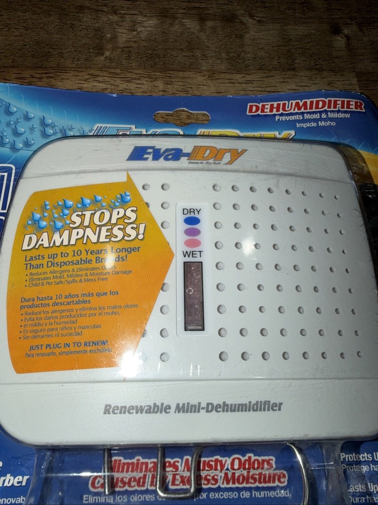 Eva-Dry E-333 Renewable Mini-Dehumidifier Plug In