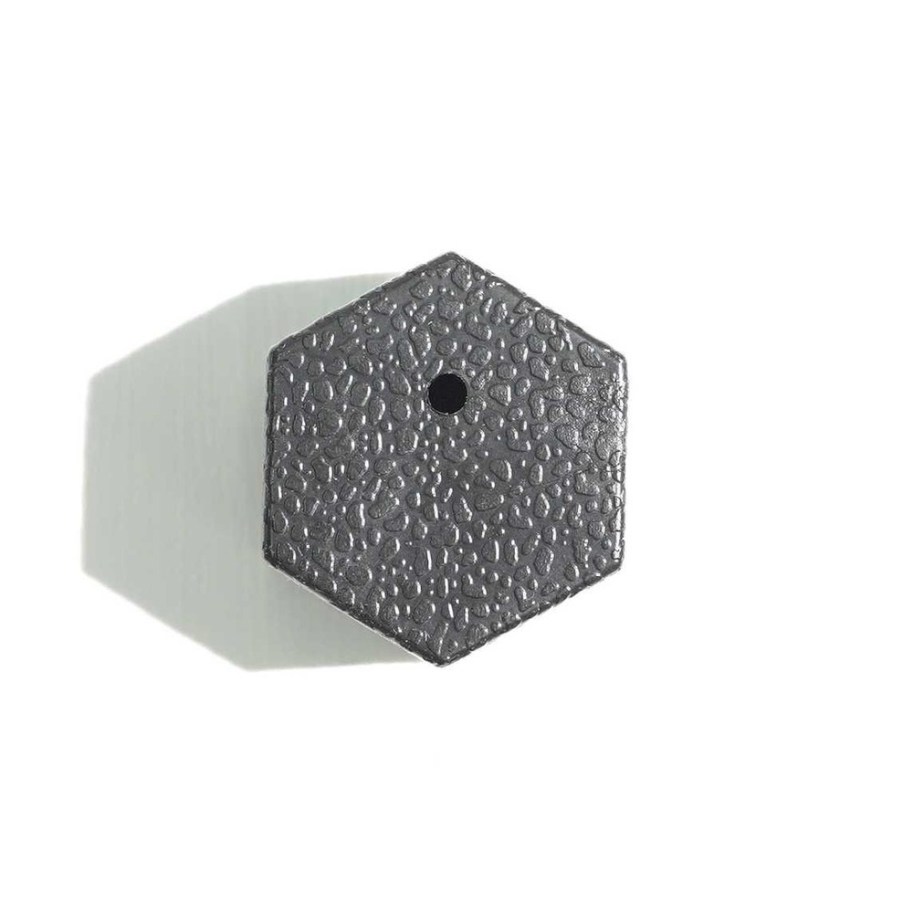 Black Hexagon Vinyl Chalk Holder (X5)