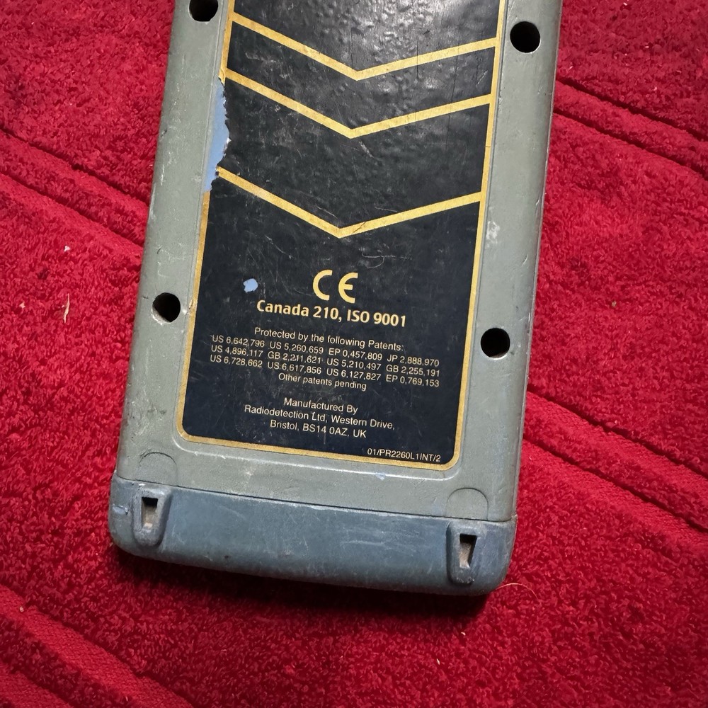 Radiodetection RD4000 Cable Pipe Locator Used