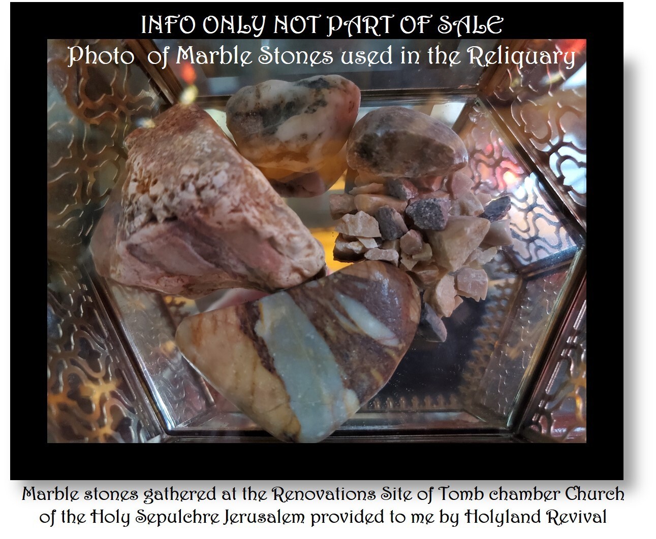 Tomb of Jesus Reliquary with Stone from Tomb of Jesus from Holy Sepulchre