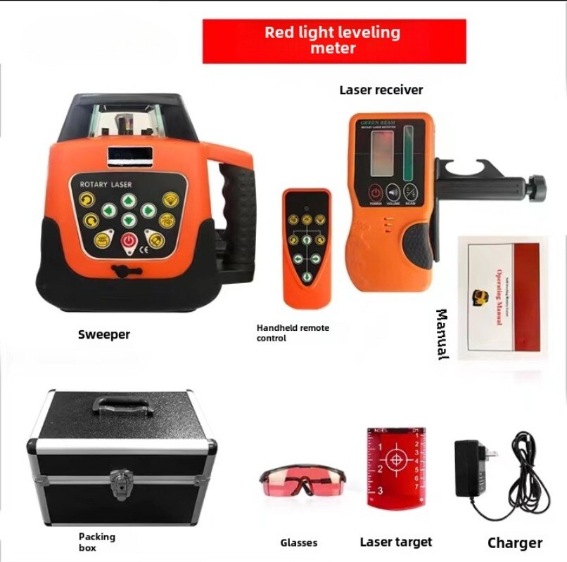 Full Automatic Electronic Leveling Rotary Laser Sweeper Infrared Green