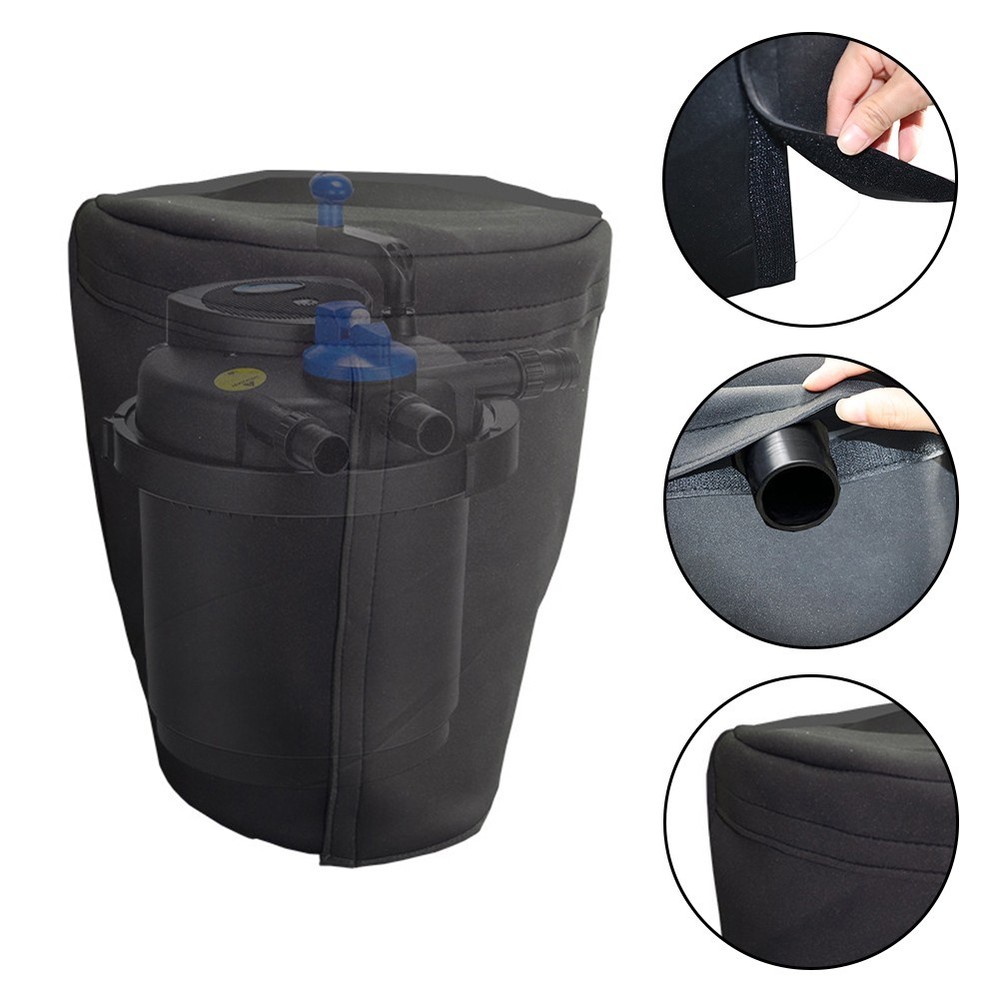 Innovative Outdoor Pond Filter Insulation Cover with User Friendly Design
