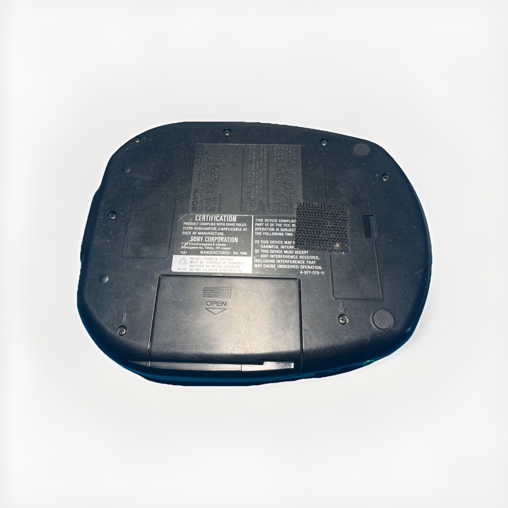 SONY Discman D-835K Portable CD Player, Tested, Serviced, Fully Working Bundle