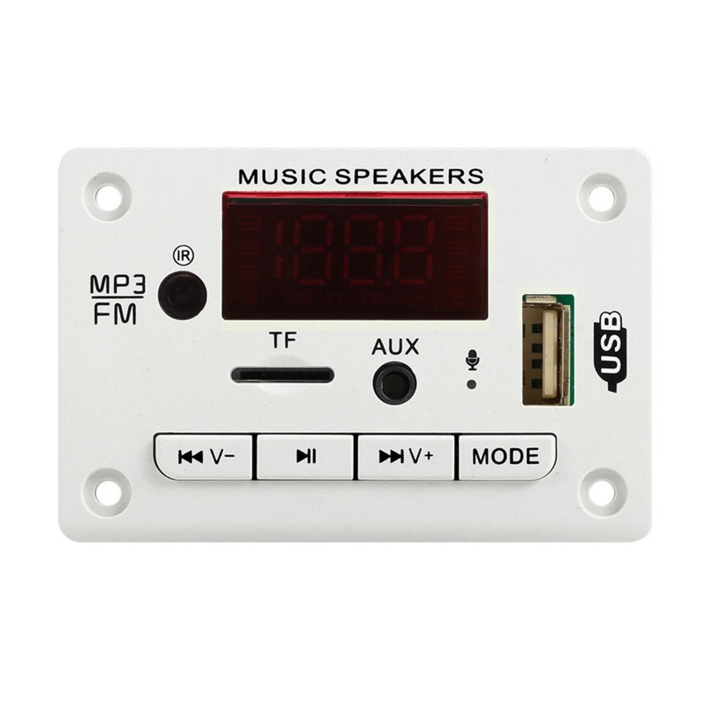 12V Bluetooth 5.0 USB AUX TF FM Car Audio Digital Decoder Board Module