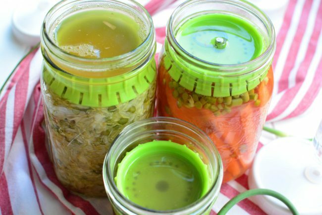 4 Pickle*Pusher Complete Fermenting Kits for Mason Jar