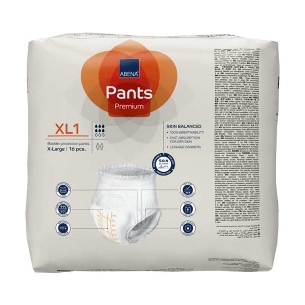Abena Disposable Underwear X-Large 16 Ct