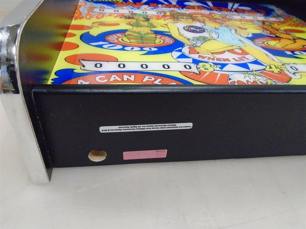Bally Wizard Pinball Head LED Display light box