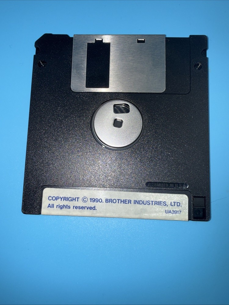Brother WP-3400 Word Processor User Guide Manual W/ Original Program Floppy Disk