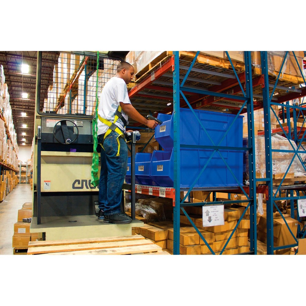 Quantum Plastic Rack Bin 19-7/8"W x 41-7/8"D x 17-1/2"H Gray