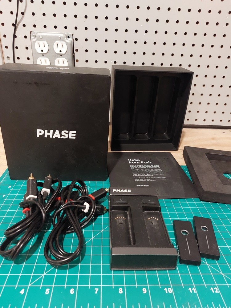 Phase DJ Wireless Controller Receiver Dual Deck A/B M0501 2 Remotes Wires Box