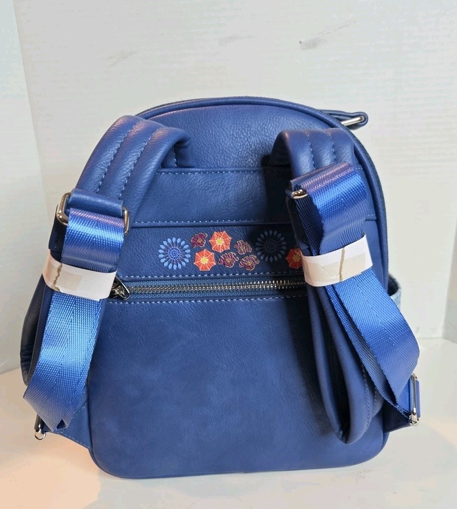 Coraline "Laika" Patchwork Denim Mini Backpack