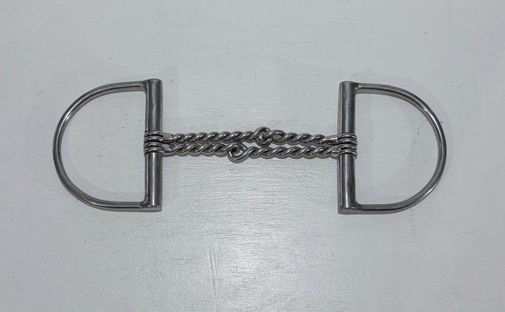 Coronet Double Twisted Wire Hunter King Dee Ring English Bit