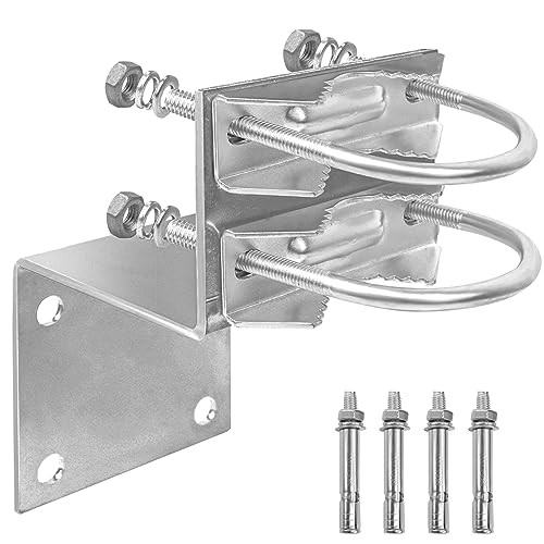 XRDS-RF Antenna Pole Mount Kits, Antenna Pole Mount Bracket with Double U 1 PCS
