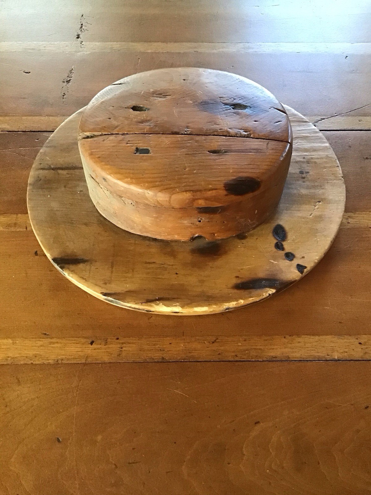 Shaker Antique Children’s Hat Mold Block 1850-1870 !! Extremely Rare ! SALE !